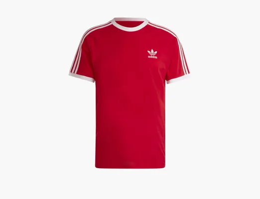 Одежда Adidas Originals Adicolor Classics 3-Stripes Tee «Better Scarlet» krasnye 