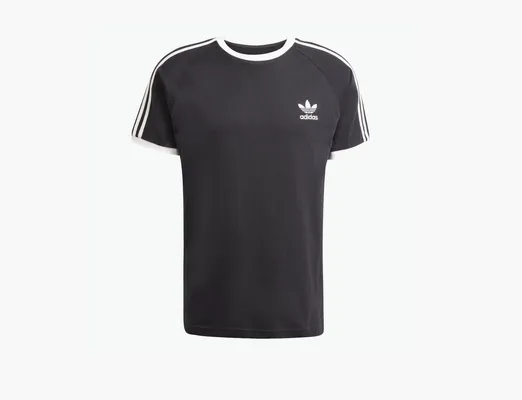 Одежда Adidas Originals Adicolor Classics 3-Stripes Tee «Black» chyernye