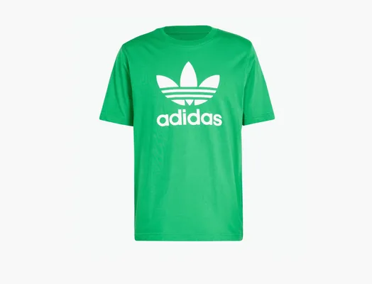 Одежда Adidas Originals Adicolor Trefoil Tee «Green» zelyenye