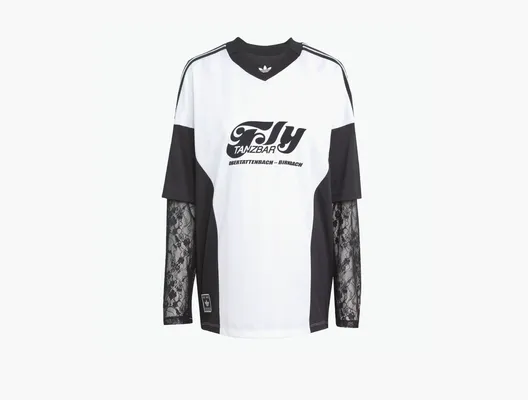 Одежда Adidas Originals Long Sleeve Lace Jersey «White / Black» belye