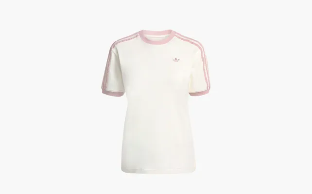 Одежда Adidas Originals Ruffle 3-Stripes Tee WMNS «Off White» belye