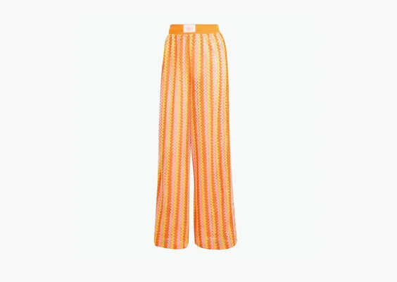 Одежда Adidas Originals Summer Glow Firebird Track Pants «Semi Lucid Fuchsia / Hazy Orange / Semi Solar Orange» oranzhevye