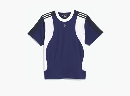 Одежда Adidas Originals Tyshawn Tee «Dark Blue / White» sinie