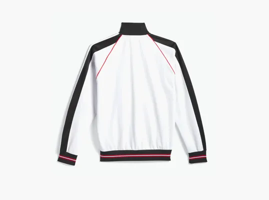 Одежда Adidas Originals Tyshawn Track Jacket «Crystal White / Black / Better Scarlet» belye