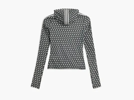 Одежда Adidas Originals x Avavav Mesh Allover Print Top «Black» chyernye