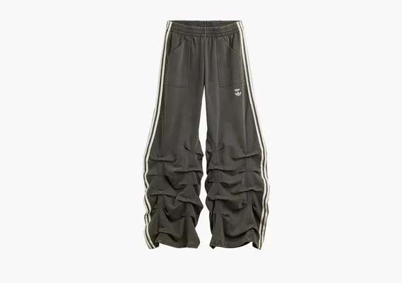 Одежда Adidas Originals x Avavav Pleated Track Ruched Pants «Carbon» серый