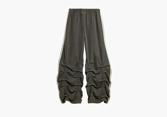 Одежда Adidas Originals x Avavav Pleated Track Ruched Pants «Carbon» серый