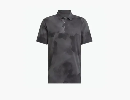 Одежда Adidas Ultimate 365 Printed Cool Feeling Tour Polo Shirt «Black / Grey Six» chyernye