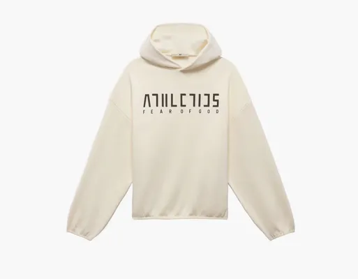 Одежда Adidas x Fear Of God Athletics Cotton Fleece Hoodie «Cream White» кремовый