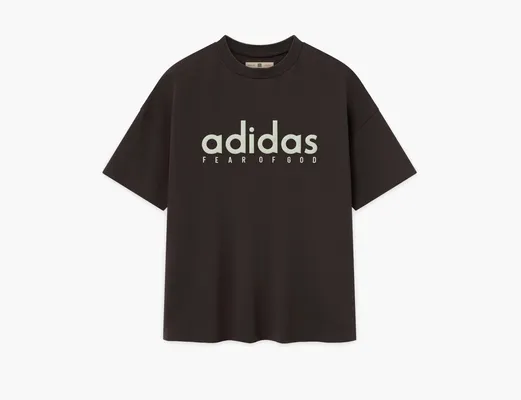 Одежда Adidas x Fear Of God Athletics Quickdry Jersey Tee «Night Brown» korichnevye