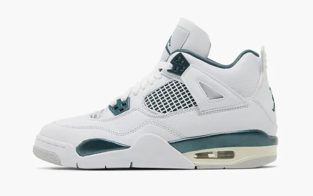 Кроссовки Air Jordan 4 Retro GS «Oxidized Green» belye
