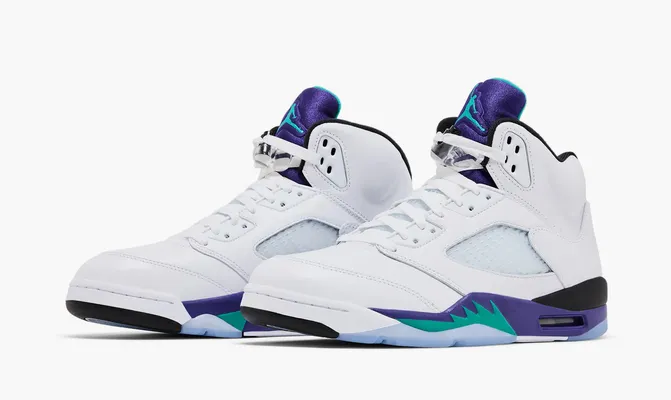 Кроссовки Air Jordan 5 Retro «Grape» 2025 belye