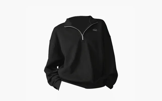 Одежда Alo Yoga Accolade Zip Pullover «Black» черный