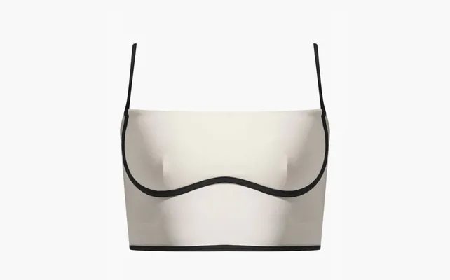 Одежда Alo Yoga Airbrush Streamlined Bra Tank «Beige» бежевый