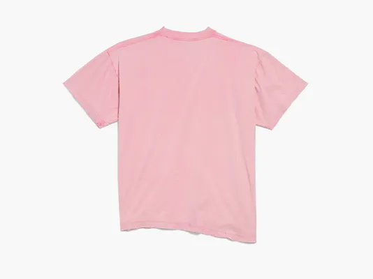 Одежда Balenciaga Laurel Classic Boxy T-Shirt «Baby Pink» rozovye