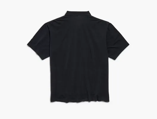 Одежда Balenciaga Laurel Classic Short Sleeve Regular Polo «Faded Black» chyernye