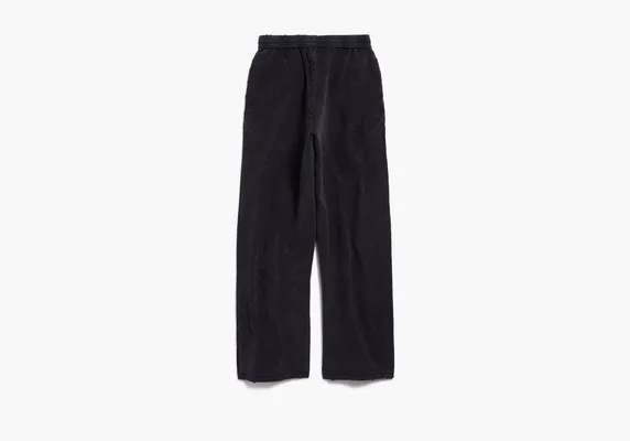 Одежда Balenciaga Political Campaign Inside-out Baggy Sweatpants «Black/White/Red» chyernye