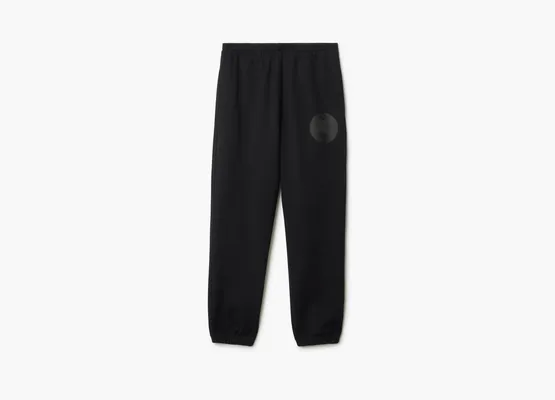 Одежда Burberry EKD Badge Cotton Jogging Pants «Black» chyernye
