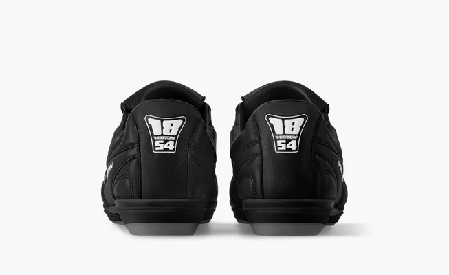 Louis Vuitton Louis Vuitton Footprint Soccer Sneakers «Black» chyernye