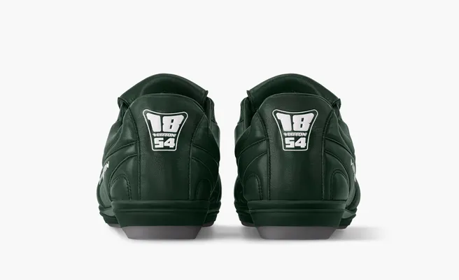 Louis Vuitton Louis Vuitton Footprint Soccer Sneakers «Green» zelyenye