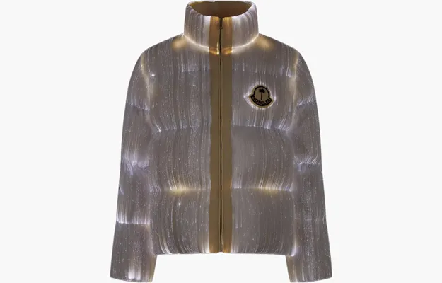 Moncler Moncler Maya Down Jacket Unisex White belye