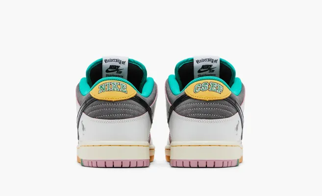 Кроссовки Nike Dunk Low SB x CSEF «White Clear Emerald» belye