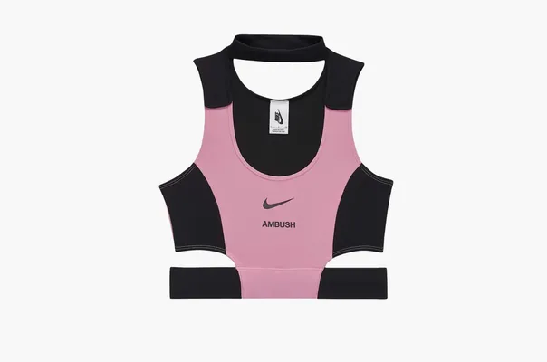 Одежда Nike x Ambush Crop Top «Magic Flamingo/Black» розовый