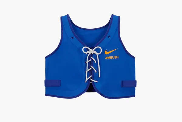 Одежда Nike x Ambush Lux Bra «Game Royal/University Gold» golubye
