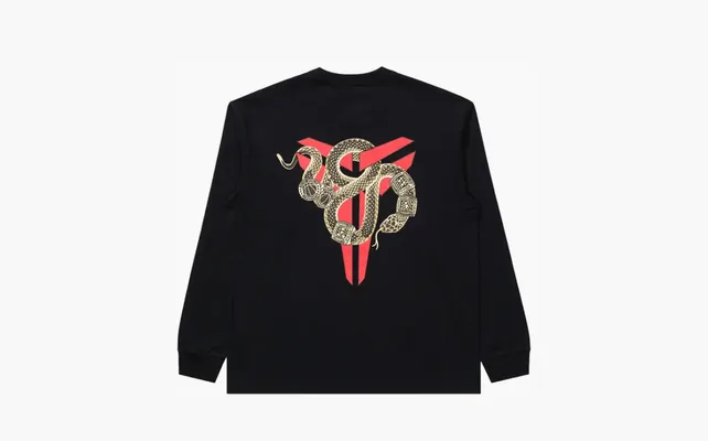 Одежда Nike x Kobe Year Of Mamba Max90 Long-Sleeve T-Shirt «Black» chyernye