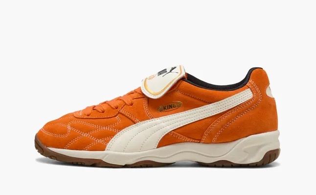 Кроссовки Puma King Indoor Royalty «Maple Syrup Frosted Ivory» oranzhevye