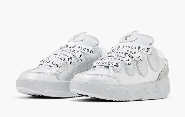 Кроссовки Puma LaFrancé «Written in Chrome Pack - Silver Mist» serebryanyy
