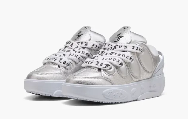 Кроссовки Puma LaFrancé Jr «Written in Chrome Pack - Silver Mist» serebryanyy