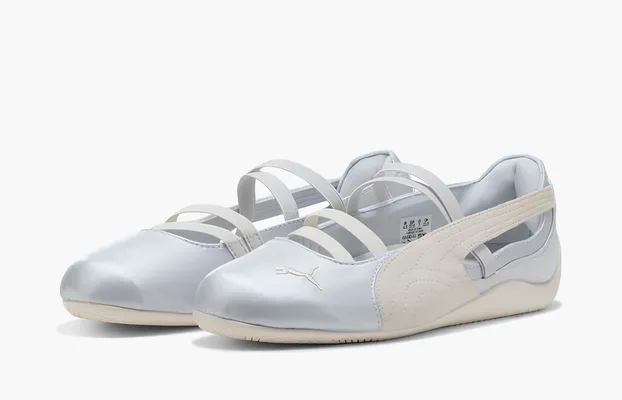 Кроссовки Puma Speedcat Ballet Satin WMNS «Silver Mist Warm White» serebryanyy