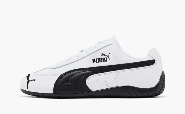 Кроссовки Puma Speedcat Leather «White Black» belye