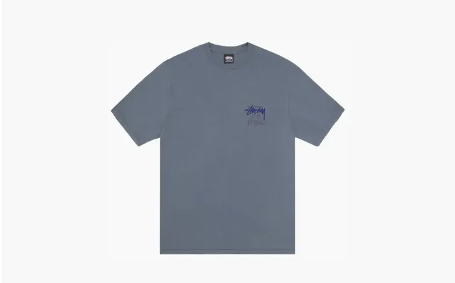 Одежда Stussy Look Beyond Tee Pigment Dyed «Navy» sinie
