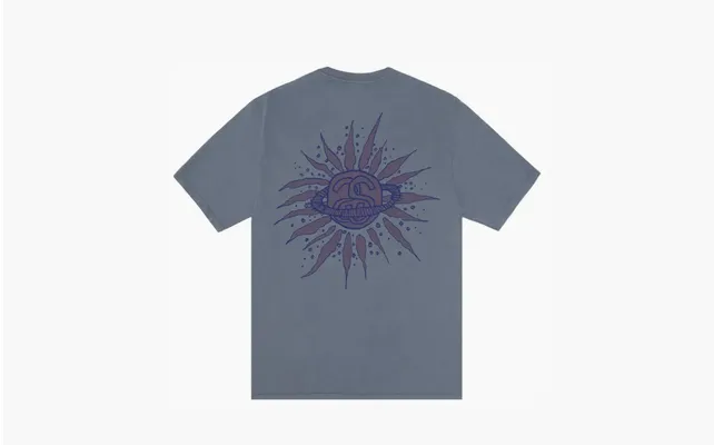 Одежда Stussy Look Beyond Tee Pigment Dyed «Navy» sinie