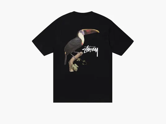 Одежда Stussy Toucan Tee «Black» chyernye