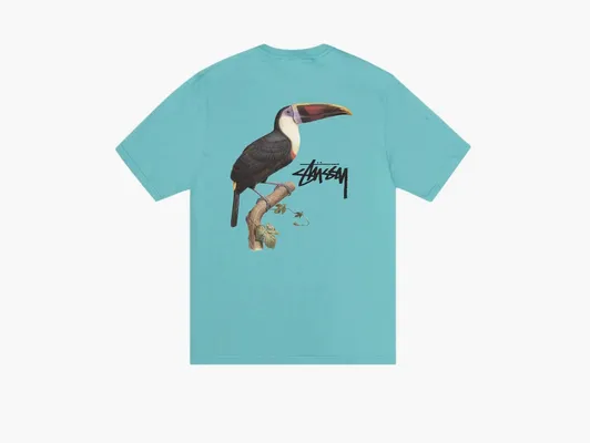 Одежда Stussy Toucan Tee «Ocean» golubye