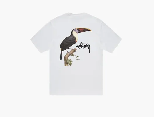 Одежда Stussy Toucan Tee «White» belye