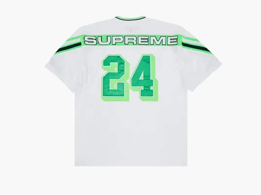 Одежда Supreme Jacquard Rib Football Jersey «White» belye
