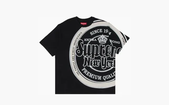 Одежда Supreme Lager Short-Sleeve Top «Black» chyernye