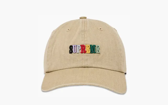 Аксессуары Supreme Pigment Dye 6-Panel «Tan» korichnevye