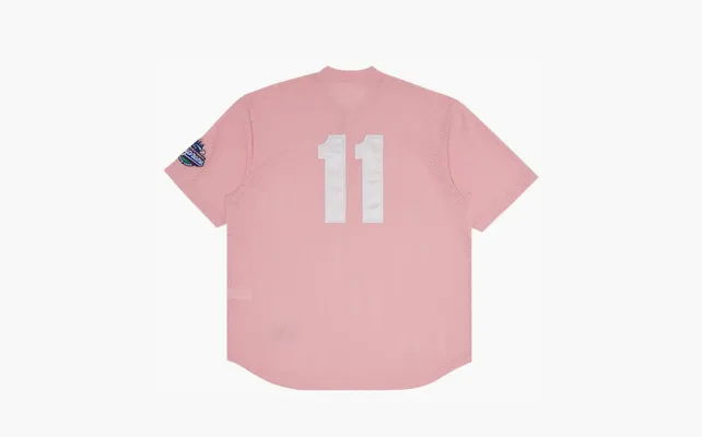 Одежда Supreme S Logo Baseball Henley «Pink» rozovye