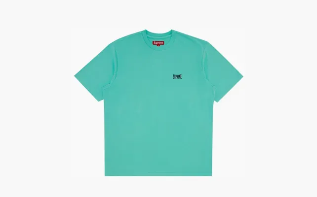 Одежда Supreme Warm Up Washed Short-Sleeve Top «Aqua» zelyenye