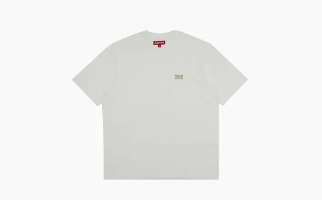 Одежда Supreme Warm Up Washed Short-Sleeve Top «White» belye