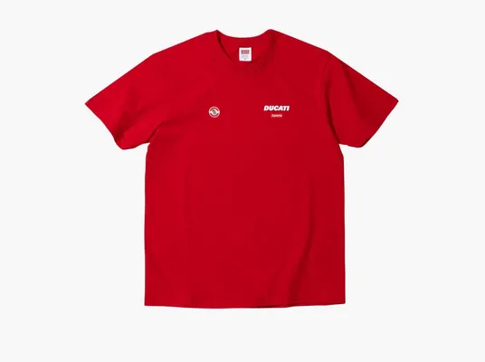 Одежда Supreme x Ducati Logo Tee «Red» красный