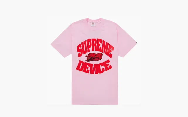 Одежда Supreme x Goodenough Device Tee «Pink» rozovye
