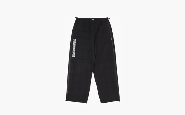 Одежда Supreme x Goodenough Patchwork Madras Full Zip Track Pant «Black» chyernye