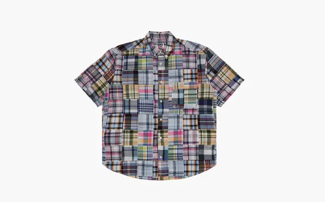 Одежда Supreme x Goodenough Patchwork Madras Short-Sleeve Shirt «Multicolor» raznotsvetnye