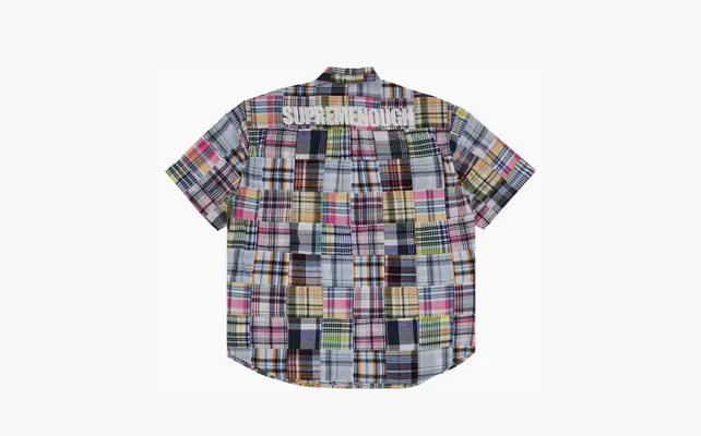Одежда Supreme x Goodenough Patchwork Madras Short-Sleeve Shirt «Multicolor» raznotsvetnye